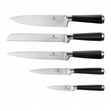 Набор ножей на подставке Berlinger Haus Black Royal 6 предм. (BH-2425) 