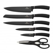 Набор ножей Berlinger Haus Black Royal Collection 7 предм. (BH-2502)