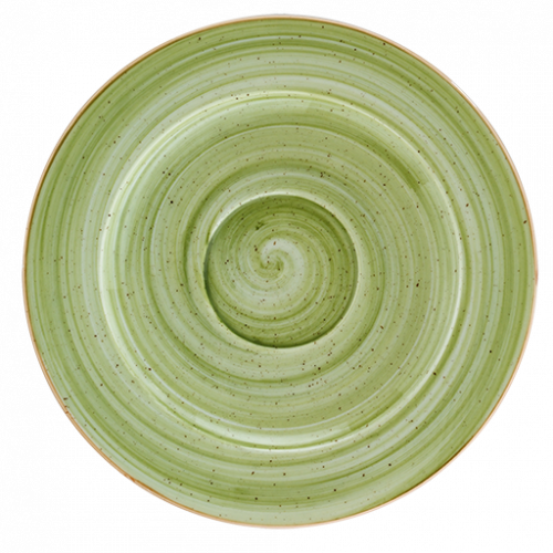Блюдце BONNA Аура Терапи ATHRIT01CT фарфор, D=16 см, зеленый