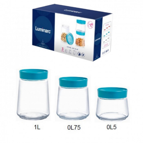 A set of jars for bulk Luminarc Jar Swing Q6636 3pcs
