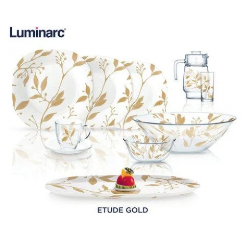Сервиз столовый Luminarc Etude Gold на 12 персон 69 пр. (N1295)