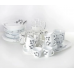 Table service Luminarc Carine Ming Black 46 items for 6 persons (N8588)