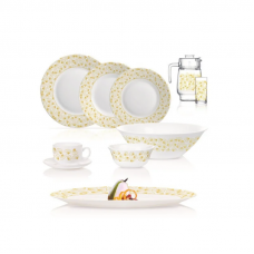 Dinner service Luminarc Essence Golden Shell 46 items for 6 persons. Q5452