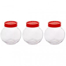80386-3 STORAGE CONTAINER WITH LID 200 ML RED BELLA